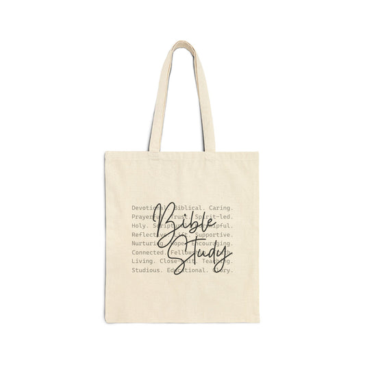 BIBLE STUDY WORDS TOTE