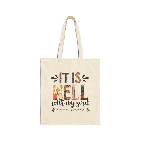 WELL WITH MY SOUL TOTE