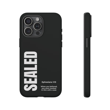 SEALED PHONE CASE (MODERN BLACK)