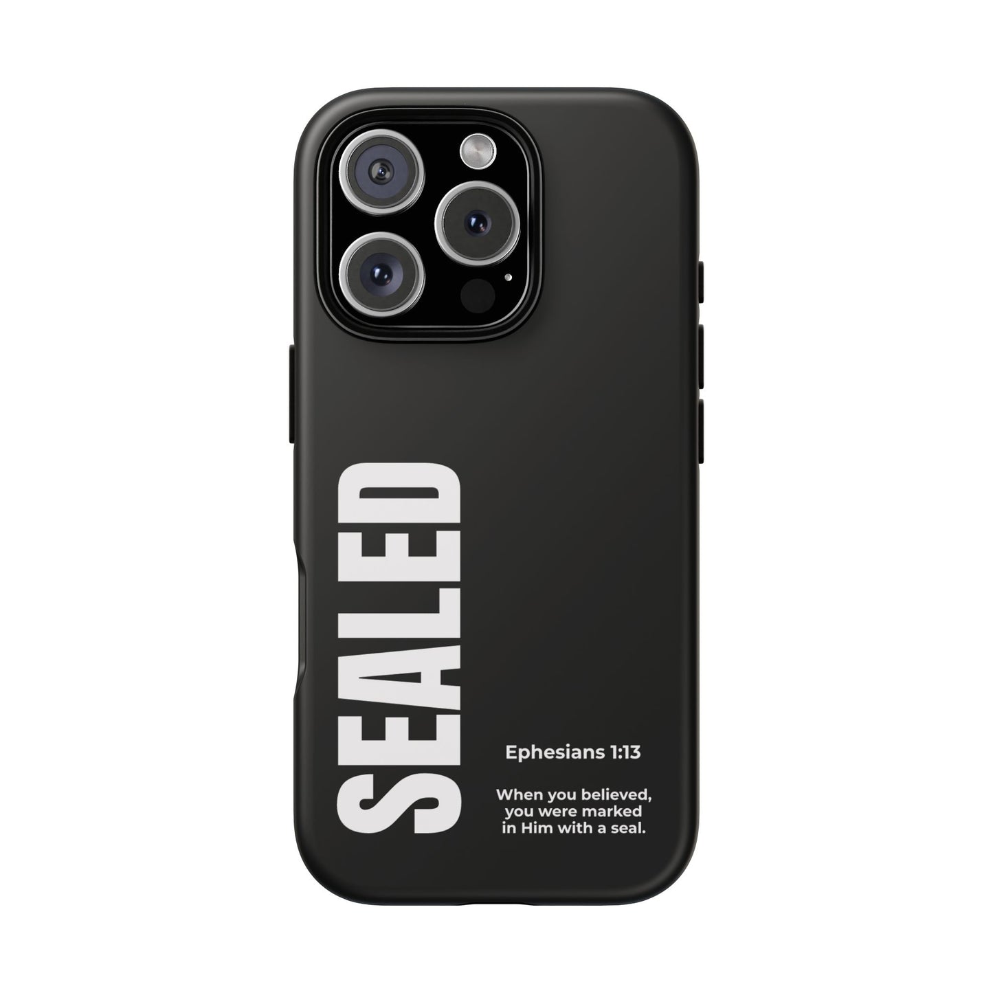 SEALED PHONE CASE (MODERN BLACK)