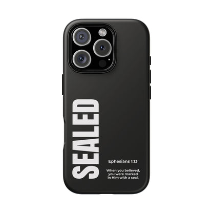 SEALED PHONE CASE (MODERN BLACK)