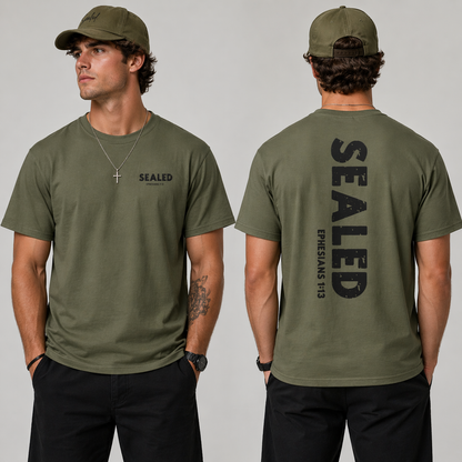 SEALED EPHESIANS 1:13 MENS SOFTSTYLE TEE