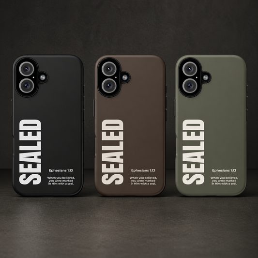 SEALED PHONE CASE (MODERN BLACK)