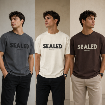 SEALED EPHESIANS 1:13 MENS SOFTSTYLE TEE (FRONT DESIGN)