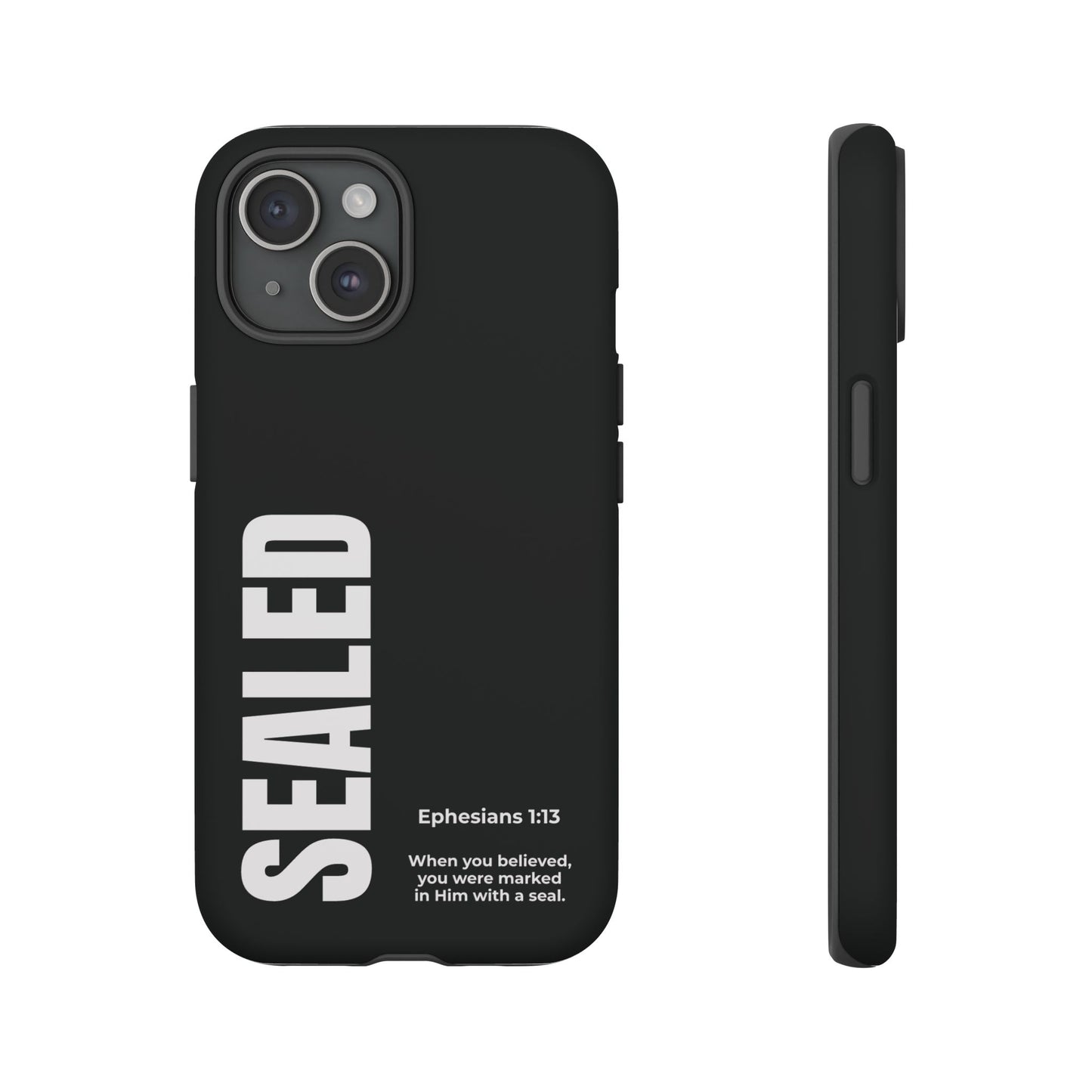 SEALED PHONE CASE (MODERN BLACK)