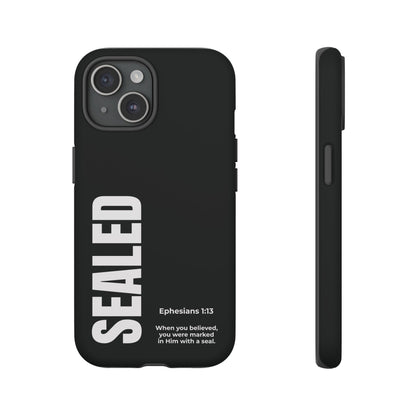 SEALED PHONE CASE (MODERN BLACK)