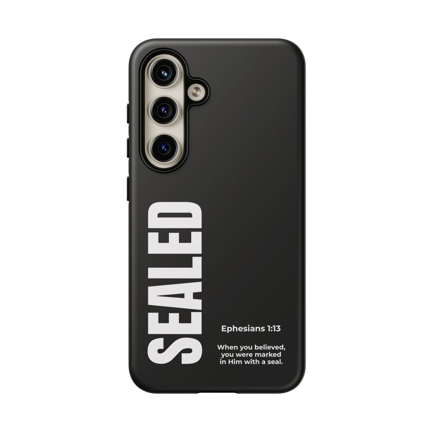 SEALED PHONE CASE (MODERN BLACK)