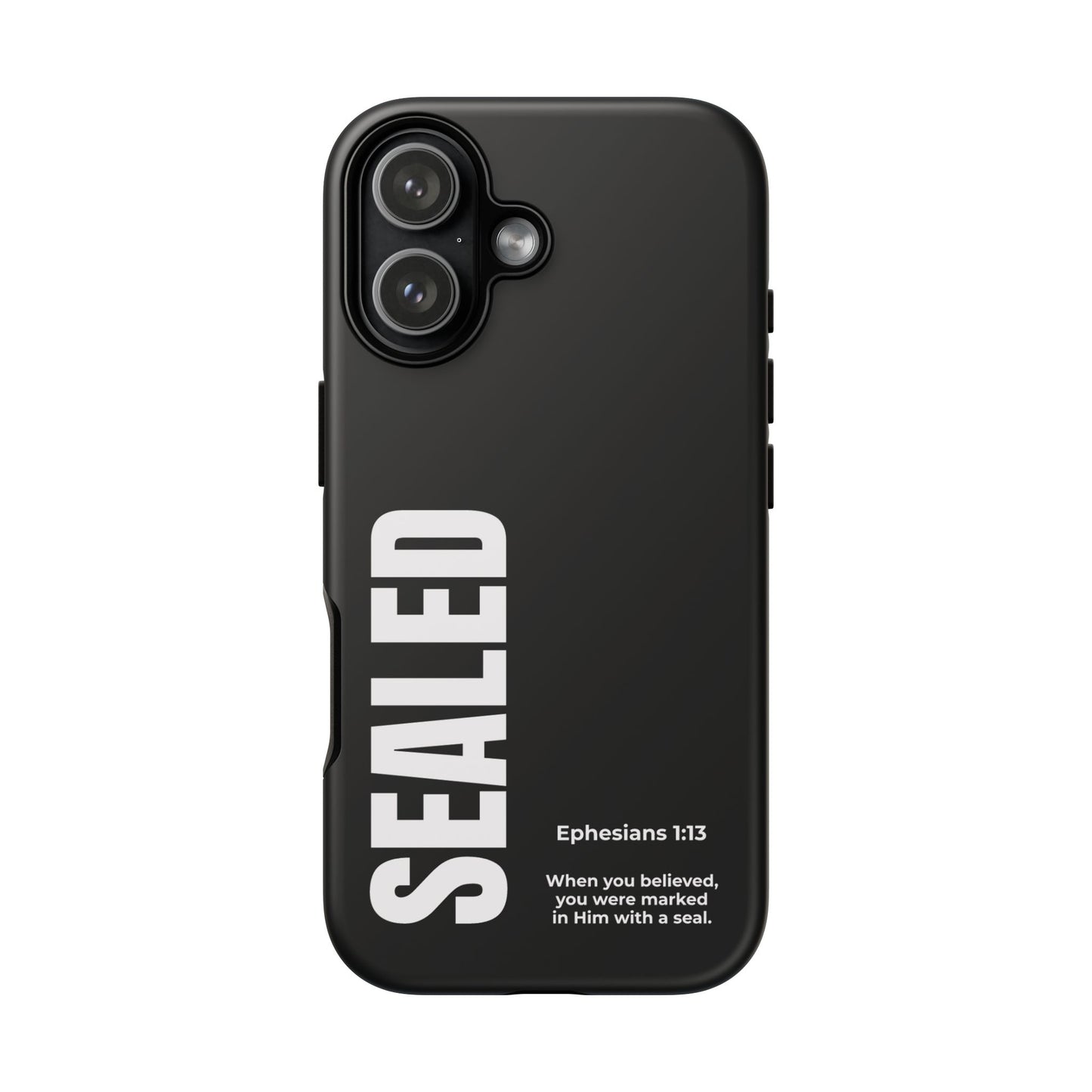 SEALED PHONE CASE (MODERN BLACK)