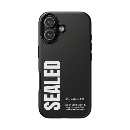 SEALED PHONE CASE (MODERN BLACK)