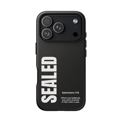 SEALED PHONE CASE (MODERN BLACK)