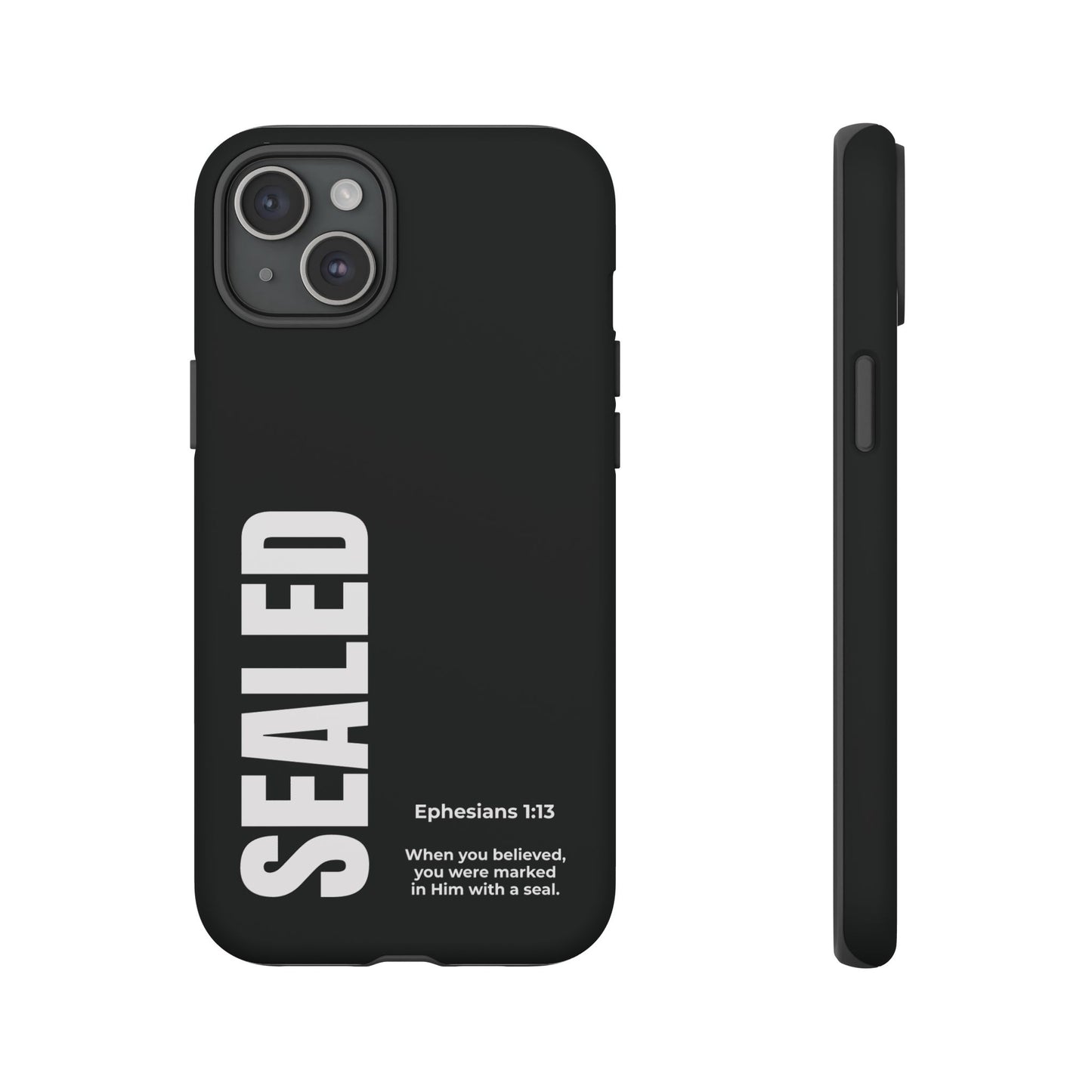 SEALED PHONE CASE (MODERN BLACK)