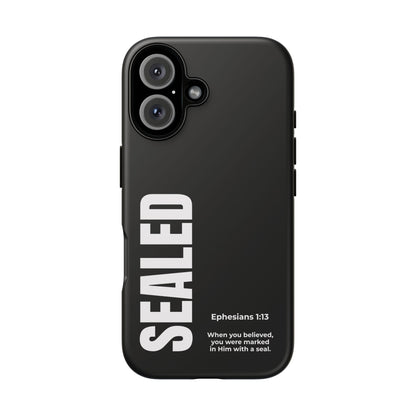 SEALED PHONE CASE (MODERN BLACK)