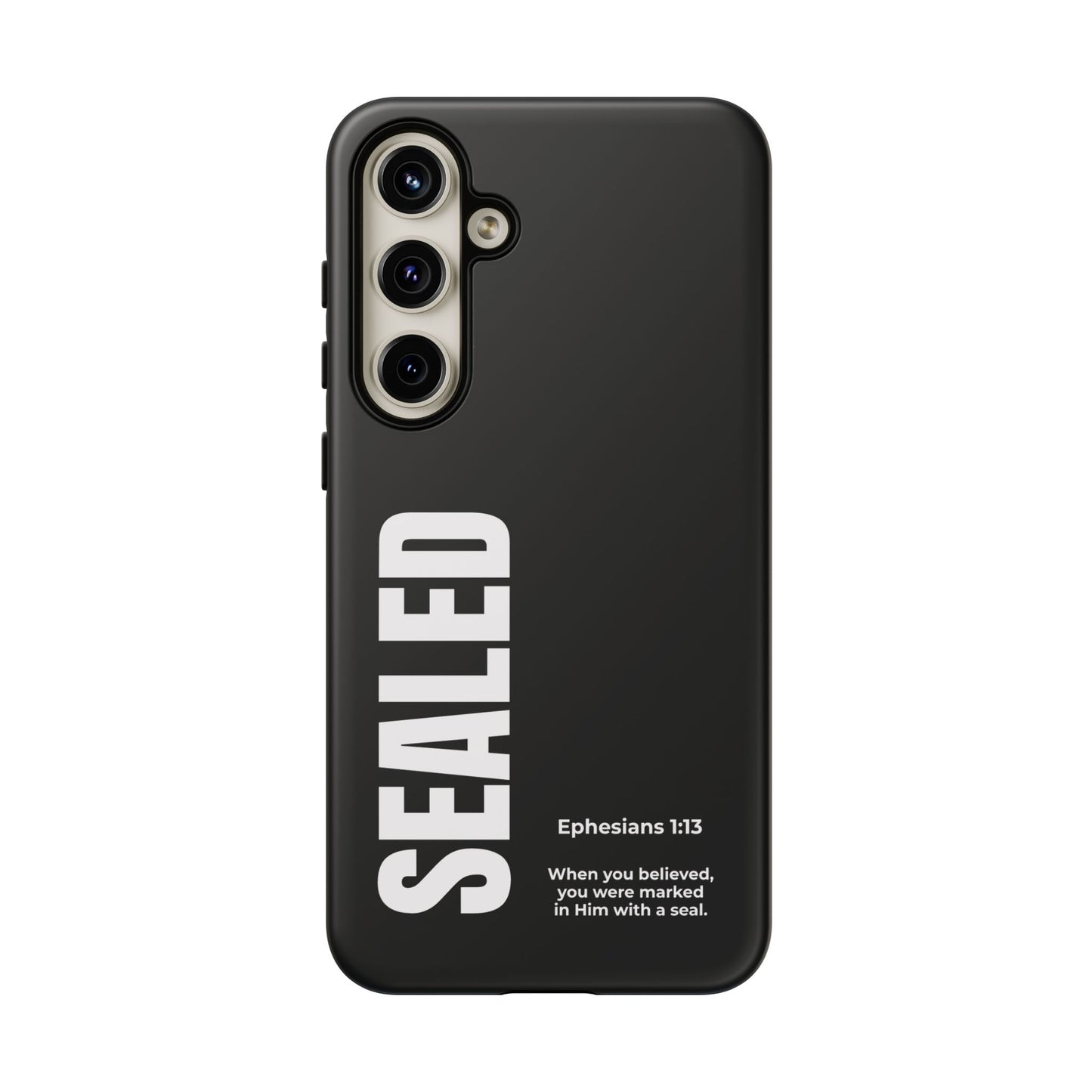 SEALED PHONE CASE (MODERN BLACK)