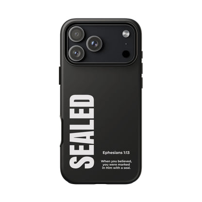 SEALED PHONE CASE (MODERN BLACK)