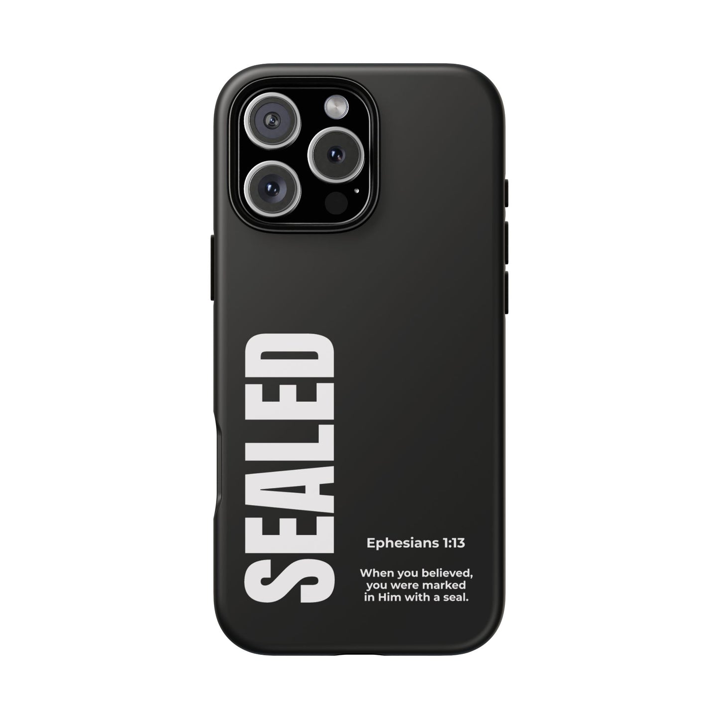SEALED PHONE CASE (MODERN BLACK)