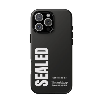 SEALED PHONE CASE (MODERN BLACK)